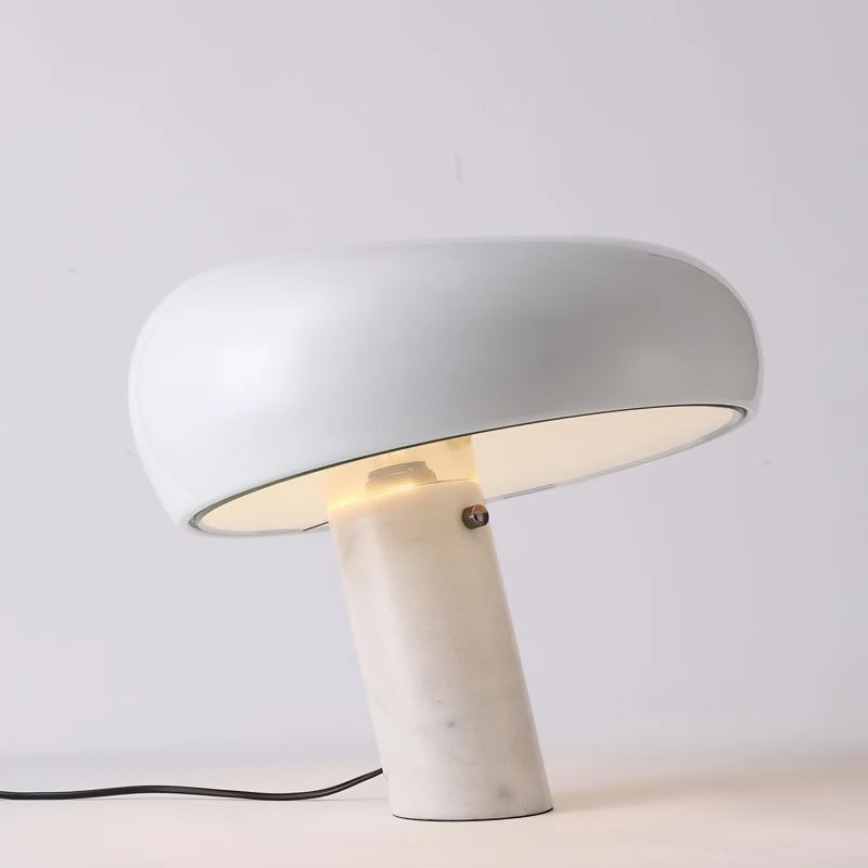 White on Marble Base : Snoopy Lamp