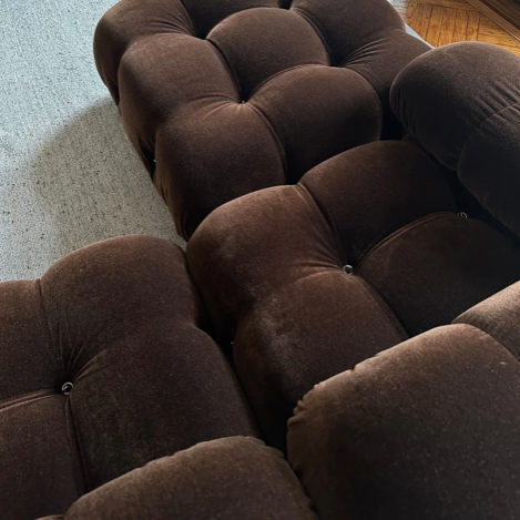 Bellini Sofa | Brown Velvet