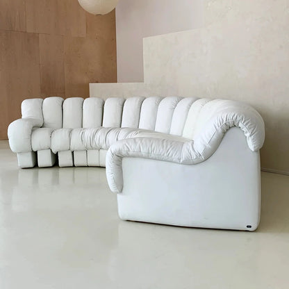 Ds 600 | White Vintage Leather | White Base