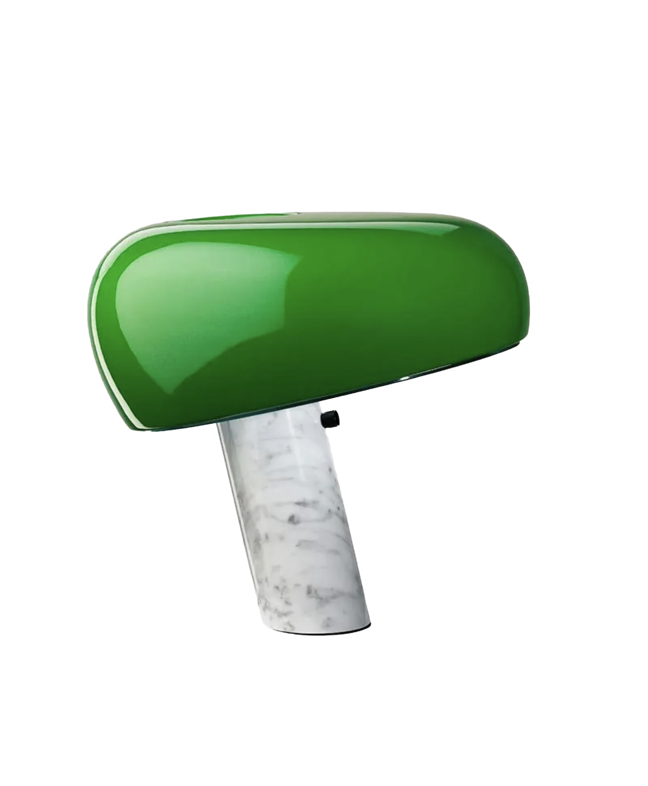 Green & White : Snoopy Lamp : Marble Base